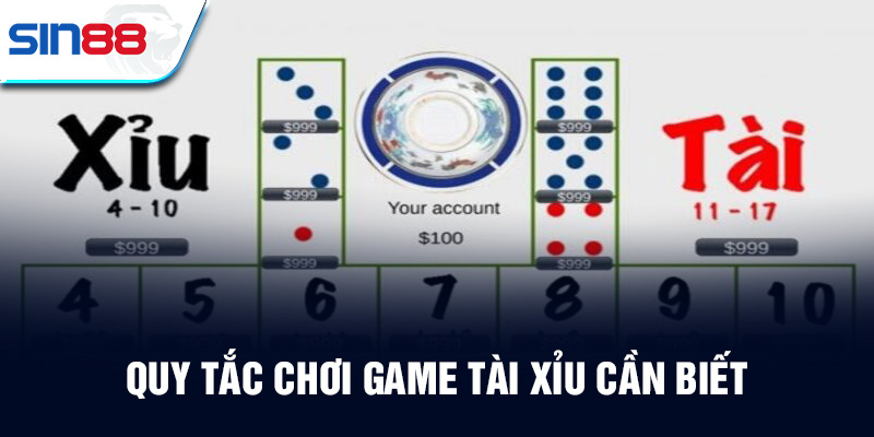 Quy tắc và các luật lệ trong game tài xỉu trực tuyến